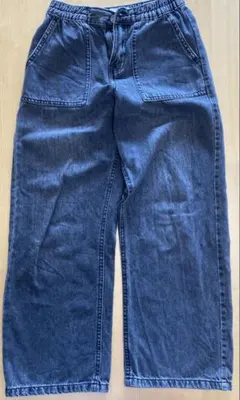 152cm) ZARA KIDS デニム黒パンツ