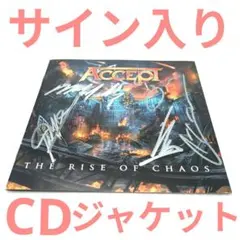 ACCEPT The Rise of Chaos サイン入りCDジャケット
