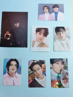 SEVENTEEN　MINGYU トレーディングカード 6枚と写真セット