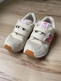 New Balance 313 ベージュ/ピンク スニーカー
