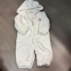 ロンパース　モコモコ　80