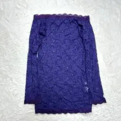 美品✨️プライベートリブズ オフショル 長袖 透け感 レース 古着 ヴィンテージ