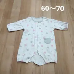 ベビー　うさぎとくまのロンパース　60〜70サイズ