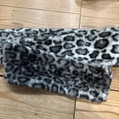 こども　マフラー　豹柄