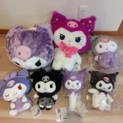 ★エコメルカリ便限定　【新品・未使用】クロミ　ぬいぐるみ　7点セット　まとめ売り