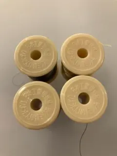 ひょうたん 絹ミシン糸 레트로 糸巻き セット