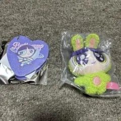 パワーパフガールズおめめキラキラぬいぐるみ バターカップ　ノベルティミラー