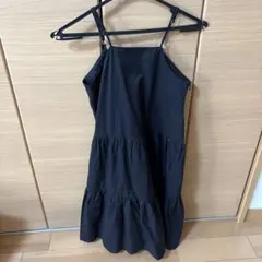 LOWRYS FARM ブラック ノースリーブ ワンピース130-140