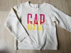 GAP クリーム色 裏起毛トレーナー
