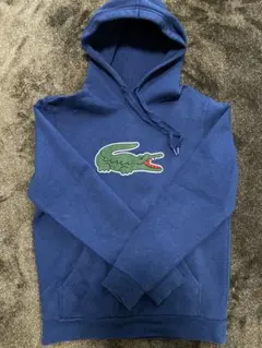 LACOSTE ネイビー パーカー US Sサイズ（日本M相当）