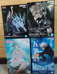 最新人気フィギュア　4体セット 五条悟　トガヒミコ　初音ミク　うちはサスケ