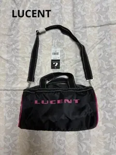 【新品】　LUCENT ラケットバッグ ブラック/ピンク　タグ付き