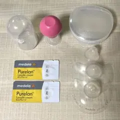 Pigeon 乳頭吸引器/medela M ピュアレーン 母乳パット