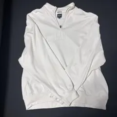 GAP ハーフジップ スウェット ホワイト