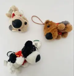ホワイトデーセール‼️キュートなTHE DOGボールチェーン付きぬいぐるみ 　3個