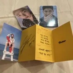 RM トレカ2枚　butter メッセージカード