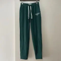 P01238 アバクロ　グリーン ジョガーパンツ　スウェットパンツ　ユニセックス