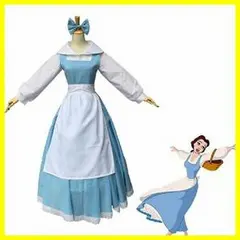 【パニエ付】美女と野獣 ベル メイド コスプレ ハロウィン ディズニー