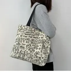 新品未使用！　トートバッグ 　帆布 　レディース　 ちょうどよい大きさ