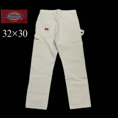 美品✨ディッキーズ　ダブルニー　ホワイトペインターパンツ