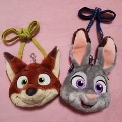 ディズニー ジュディ ニック ズートピア パスケース セット ショルダー レア