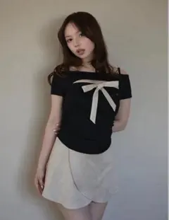 ANDMARY Kite ribbon set dress gray - メルカリ