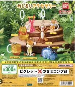 winnie the pooh めじるしアクセサリー【6点セット】 セミコンプ