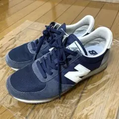 ニューバランス　スニーカー　23.5 ネイビー　シューズ