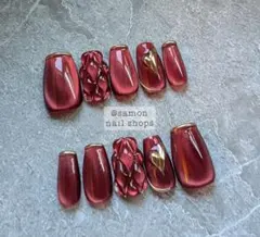 59. ショートバレリーナ　キルティング　ミラーフレンチ　ハート