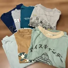 3枚まとめ売りに変更です　男の子　半袖　3枚　120 まとめ売り