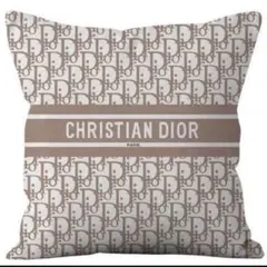 CHRISTIAN DIOR クッションカバー オブリーク柄 マキアートのサムネイル