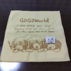 GUGU World タオルハンカチ 犬のイラスト