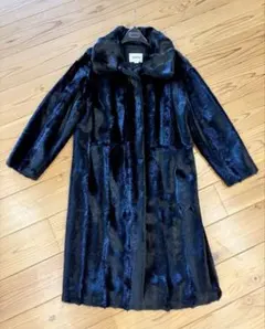 HERNO エコファー マキシロングコート 濃ブラウン 40 上品 - メルカリ
