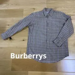 【良品】Burberrys チェック柄 長袖シャツ Medium