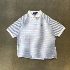 90s POLO SPORTS ポロシャツ グレー 半袖 ボックスシルエット - メルカリ