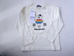 【新品・未使用】ムージョンジョン　カットソー　長袖　アイボリー　100サイズ