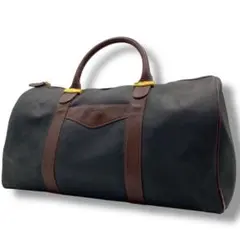 dunhill ダンヒル ボストンバッグ ロゴ PVC レザー ゴールド金具