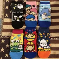 サンリオ キャラクターソックス6足セット