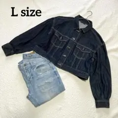 GU ショート丈 Gジャン デニムジャケット かわいい y2k
