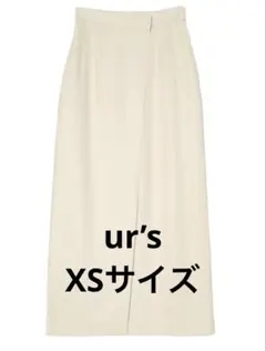 【ほぼ未使用品】 ur’s ユアーズ ラップデザインIラインスカートのサムネイル