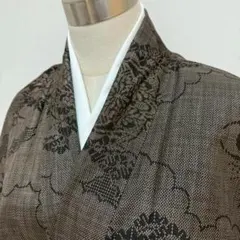 KN5427 大島紬 身丈162cm 着物 正絹