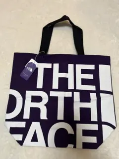新品ノースフェイス　パープルレーベル　ロゴ　トートバッグ