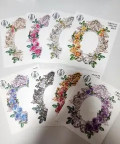 CreamPeachさん シンデレラフレームステッカー(各1枚)