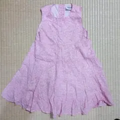 120cm　花柄ピンクワンピース フリル　フレア　小花柄　OSHKOSH