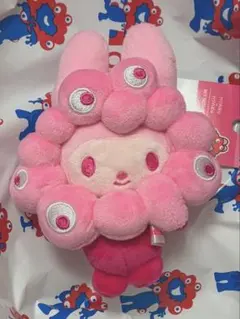 サンリオ 推しカラー ぬいぐるみ マイメロディ カラビナ ミャクミャク 万博