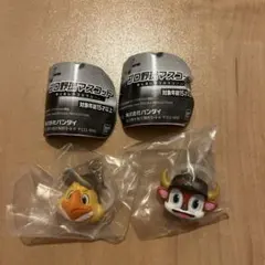 プロ野球マスコット　ハリーホーク・バファローブル　めじるしアクセサリー