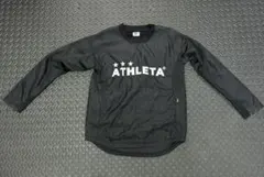 ATHLETA ブラック 長袖中綿入りピステ　Sサイズ