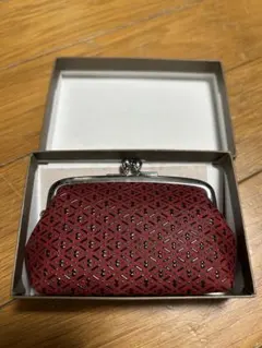 印傳屋 小銭入れ がま口 ボルドーのサムネイル