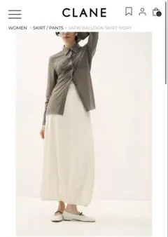 SATIN BALLOON SKIRTのサムネイル