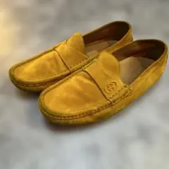 GUCCIドライビングシューズ 6 1/2（約25.5-26cm)メンズシューズ